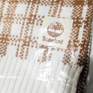 Timberland New mustardy tan & cream Buffalo Plaid Scarf